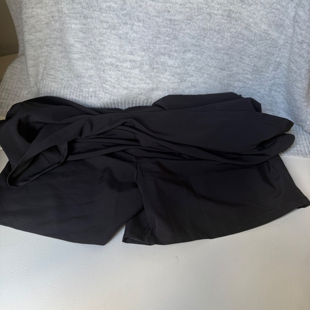 Croft & Barrow Women's Large Black Skort Mid Rise Athletic Golf Skirt Sporty - Picture 5 of 9